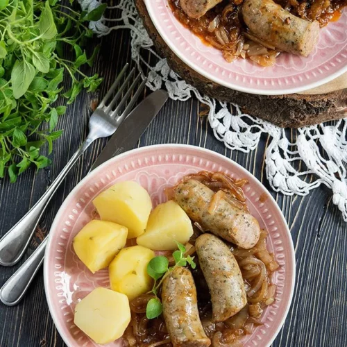 Biała kiełbasa w piwie