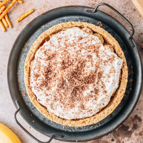 Błyskawiczne ciasto banoffee bez pieczenia