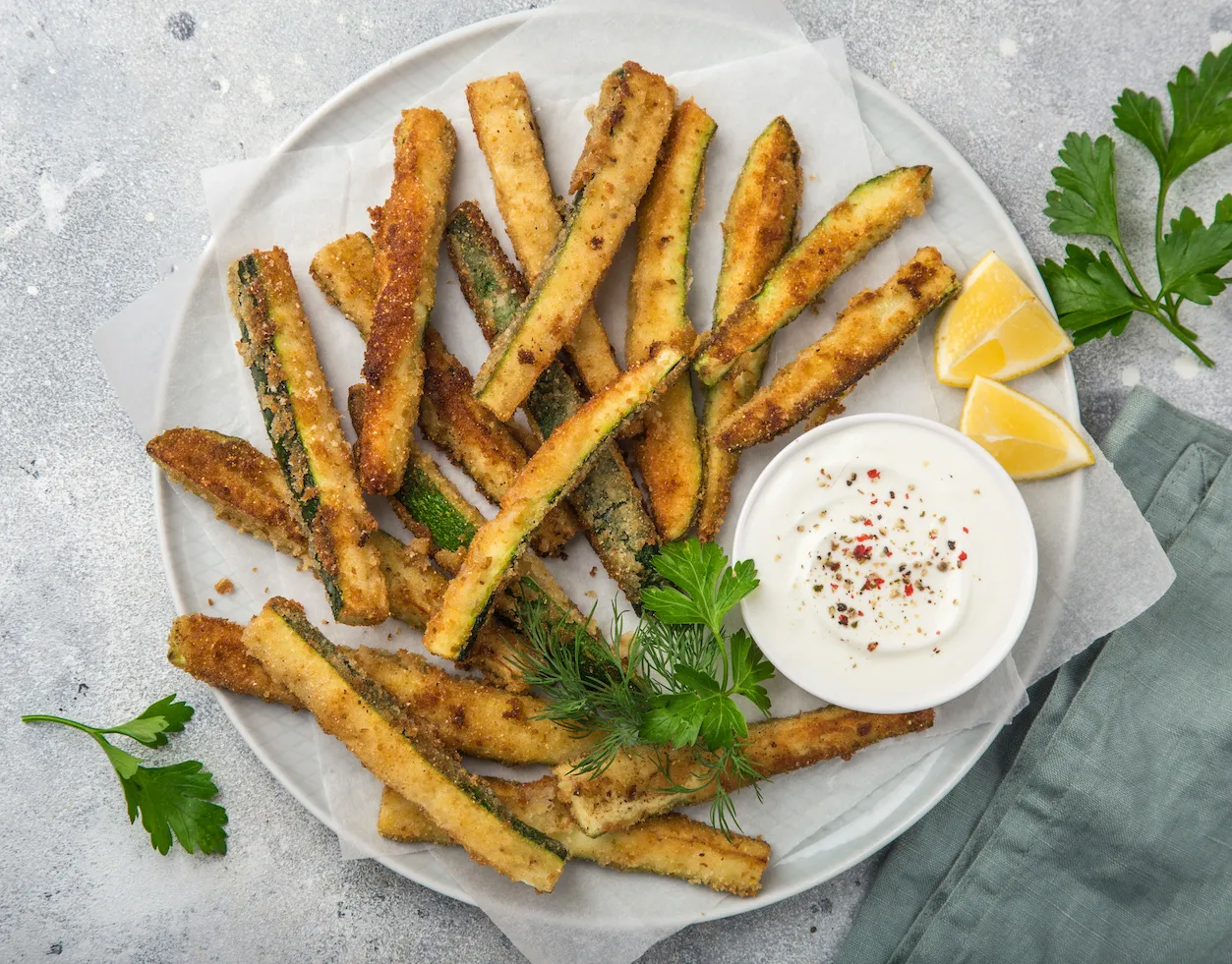 Frytki z cukinii