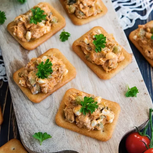 Kęski z pasty rybnej