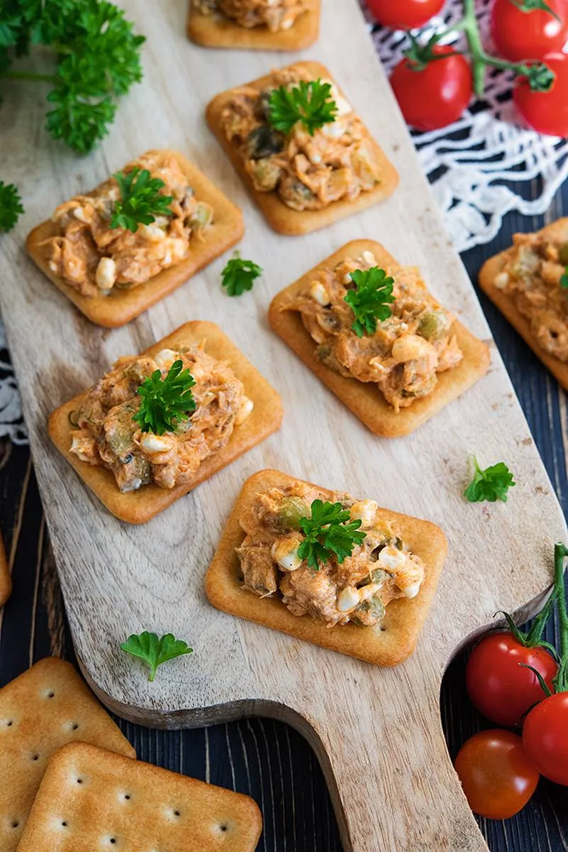 Kęski z pasty rybnej