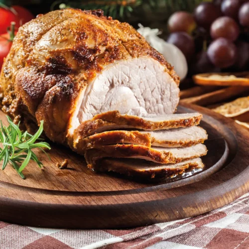 Mięso pieczone (bużenina) – Запечене м’ясо (буженина)