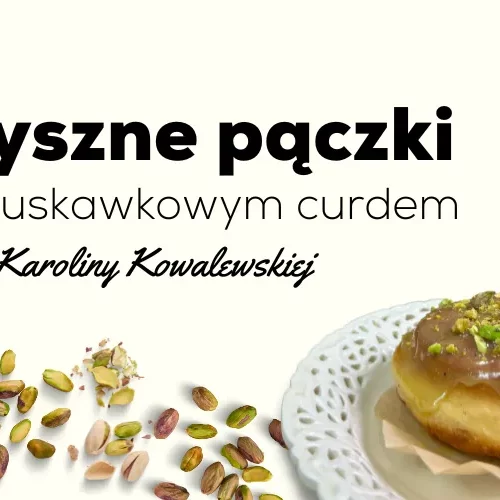 Pączki z truskawkowym curdem