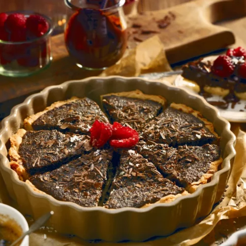 Tarta z nadzieniem serowym i makowym