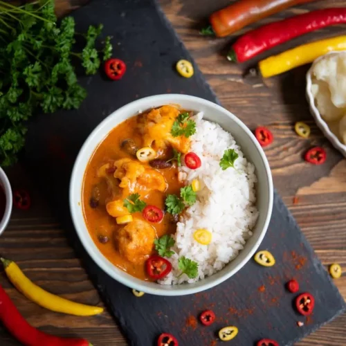 Tikka Masala z fasoli czerwonej