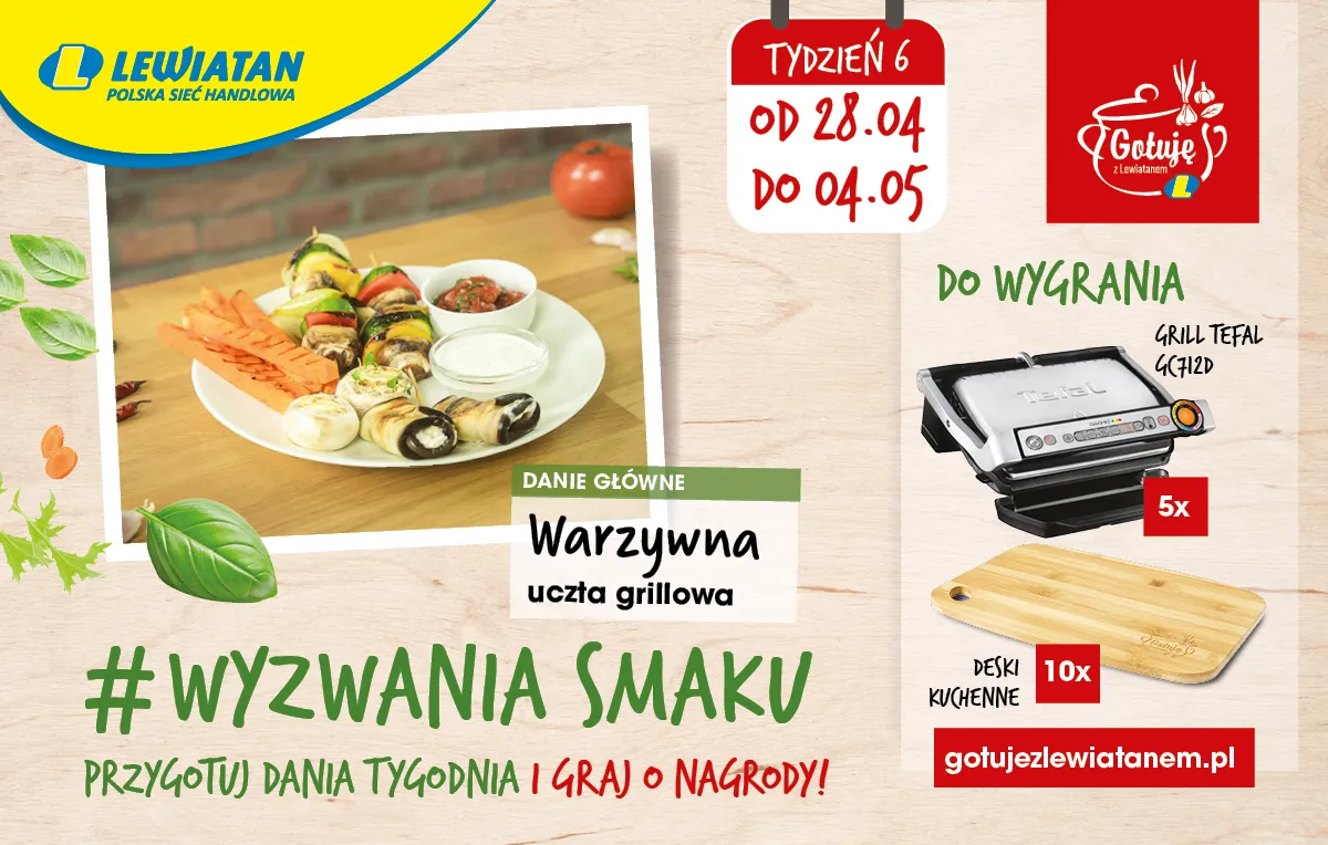 Wyzwania Smaku etap VI: Warzywna uczta grillowa!