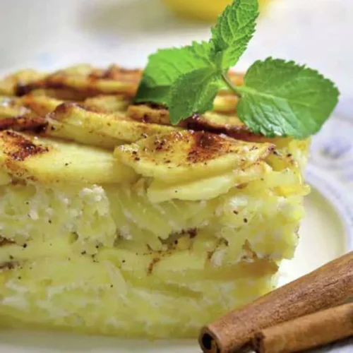 Zapiekanka z makaronu na słodko