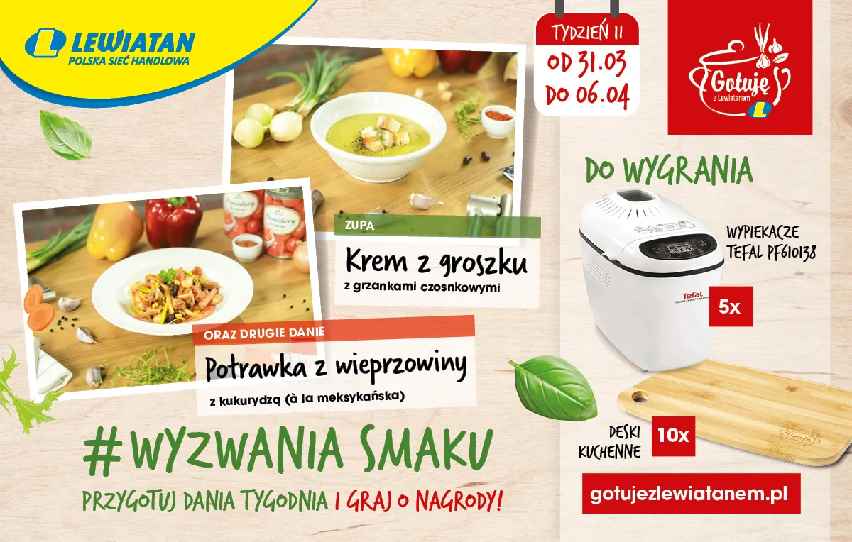 Zupa krem z groszku i Potrawka à la meksykańska